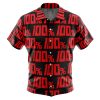 100 Button Up Hawaiian Shirt front new - Anime Gifts Store