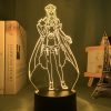 3d Anime Lamp Akame Ga Kill Esdese Nightlight for Bedroom Decor Led Night Light Birthday Gift 1 - Anime Gifts Store