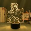 3d Lamp Anime Attack on Titan hange zoe for Room Decor Light Battery Powered Child Birthday - Anime Gifts Store