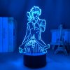 3d Lamp Anime Bleach Ichigo Kurosaki for Bedroom Decor Nightlight Cool Birthday Gift Acrylic Led Night 2 - Anime Gifts Store