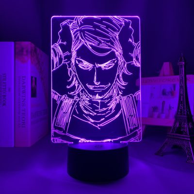 3d Led Lamp Anime Attack on Titan Jean for Home Decorative Nightlight Kids Birthday Gift Manga 1 - Anime Gifts Store