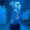 3d Light Anime Bleach Yoruichi Shihouin for Home Decoration Nightlight Cool Birthday Gift Acrylic Led Night 2 - Anime Gifts Store