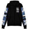 86 Zip Hoodie Front Mockup - Anime Gifts Store