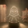 Acrylic Led Night Light Avatar The Last Airbender for Kids Child Bedroom Decor Nightlight Avatar Iroh - Anime Gifts Store