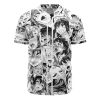 Ahegao Anime Collage AOP Baseball Jersey FRONT Mockup 1 - Anime Gifts Store