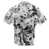 Ahegao Anime Collage Short Sleeve Hawaiian Shirt BACK Mockup 1 - Anime Gifts Store