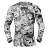 Ahegao Compression Shirt Rash Guard front - Anime Gifts Store