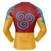 Airbender Compression Shirt Rash Guard back 2 - Anime Gifts Store