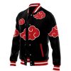 Akatsuki Pattern Naruto Varsity Jacket F RIGHT Mockup - Anime Gifts Store