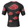 Akatsuki Short Sleeve Rash Guard back - Anime Gifts Store