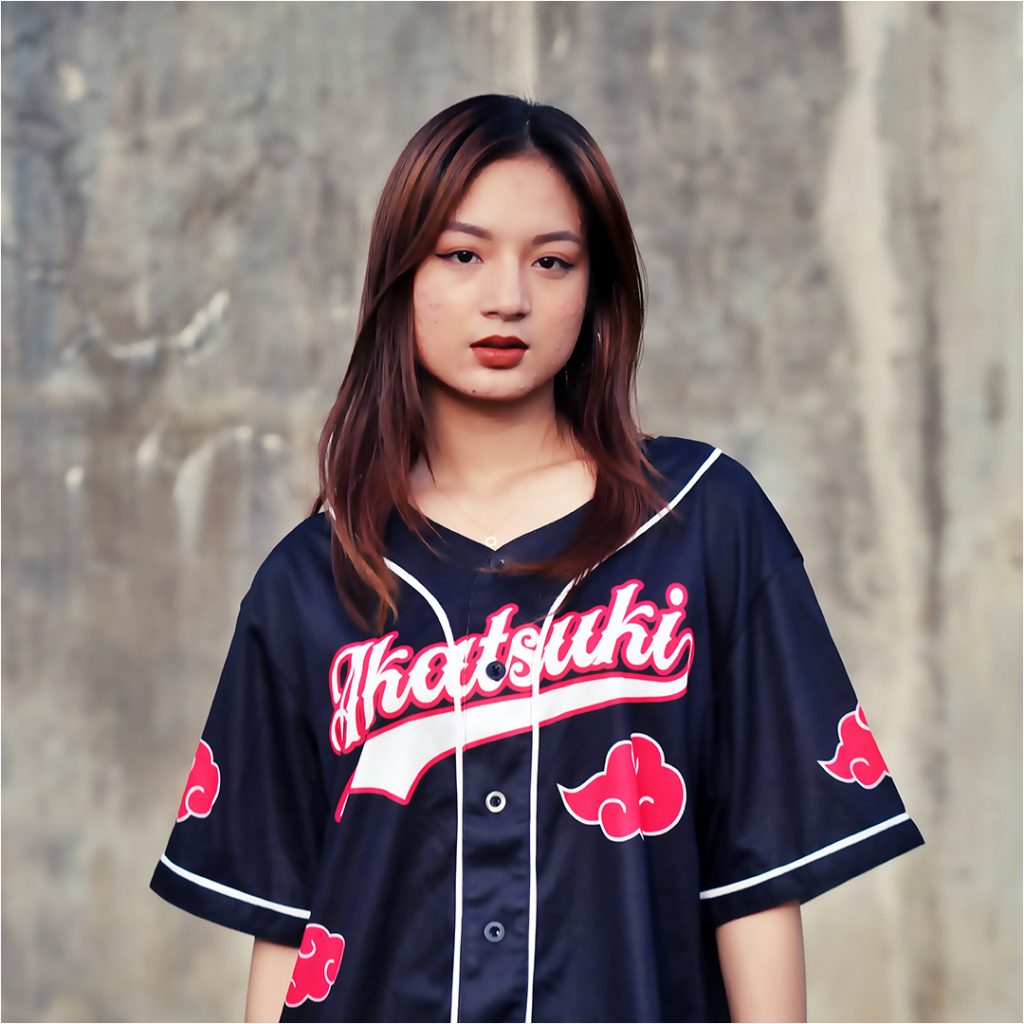 Akatsuki Uchiha Naruto Baseball Jersey Front 1 - Anime Gifts Store