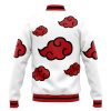 Akatsuki White Pattern Naruto Varsity Jacket BACK Mockup - Anime Gifts Store