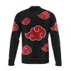 Akatsuki Bomber Jacket BACK Mockup - Anime Gifts Store