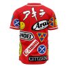 Akira Full Decals AOP Baseball Jersey BACK Mockup - Anime Gifts Store