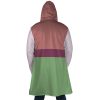 Alluka Zoldyck HXH AOP Hooded Cloak Coat BACK Mockup - Anime Gifts Store