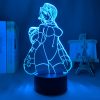 Anime 3d Lamp Bleach Yoruichi Shihouin for Bedroom Decor Nightlight Cool Birthday Gift Acrylic Led Night 2 - Anime Gifts Store