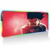 Anime Mouse Pad Rgb Hunter X Hunter Laptop Accessories Gaming Mousepad Gamer Keyboard Mat Deskmat Desk 3 - Anime Gifts Store