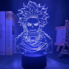 Anime My Hero Academia Shoto Todoroki Face Design Led Night Light Lamp for Kids Child Boys 14 - Anime Gifts Store