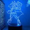 Anime Pokemon Lamp Figure Pikachu Psyduck Lucario Eevee 3D Led Night Light Child Gift Color Changing - Anime Gifts Store