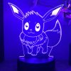 Anime Pokemon Lamp Figure Pikachu Psyduck Lucario Eevee 3D Led Night Light Child Gift Color Changing 4 - Anime Gifts Store