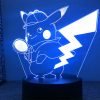 Anime Pokemon Lamp Figure Pikachu Psyduck Lucario Eevee 3D Led Night Light Child Gift Color Changing 6 - Anime Gifts Store