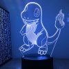 Anime Pokemon Lamp Figure Pikachu Psyduck Lucario Eevee 3D Led Night Light Child Gift Color Changing 7 - Anime Gifts Store