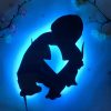 Anime Silhouette Light Avatar Appa Wall Lamp for Living Room Decoration Bedroom Decor Light Manga Avatar 3 - Anime Gifts Store