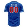 Ariel The Little Mermaid V2 Disney AOP Baseball Jersey BACK Mockup - Anime Gifts Store