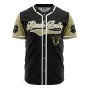 Asta Black Bulls Black Clover AOP Baseball Jersey AOP Baseball Jersey FRONT Mockup - Anime Gifts Store