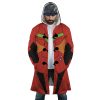 Asuka Neon Genesis Evangelion AOP Hooded Cloak Coat FRONT Mockup - Anime Gifts Store