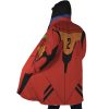 Asuka Neon Genesis Evangelion AOP Hooded Cloak Coat SIDE Mockup - Anime Gifts Store