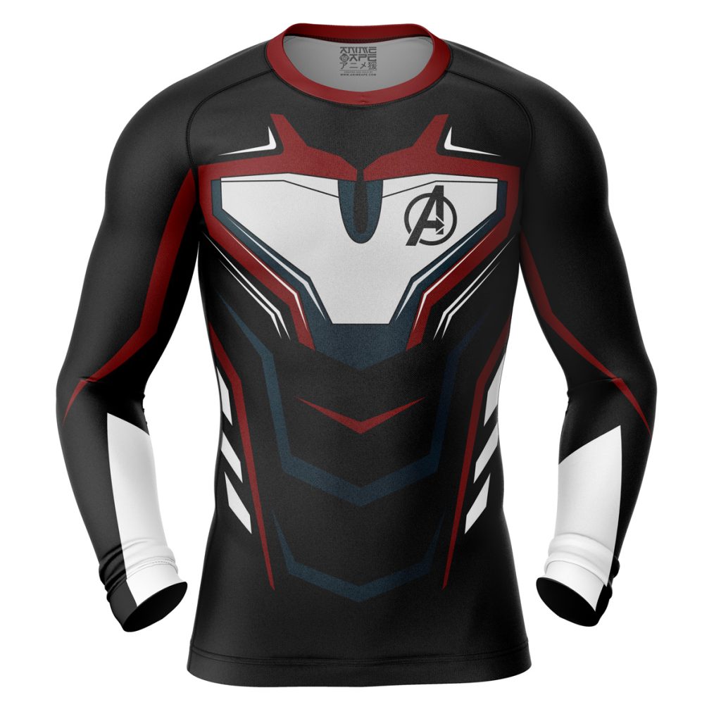 Avengers Compression Shirt Rash Guard front 1 - Anime Gifts Store