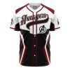 Avengers Endgame Marvel AOP Baseball Jersey AOP Baseball Jersey FRONT Mockup - Anime Gifts Store