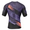 Avengers Short Sleeve Rash Guard back 4 - Anime Gifts Store