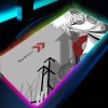 BLEACH Large RGB Mouse Pad Gaming Mousepads LED Mouse Mat Gamer Desk Mats Rubber Table Rug 1 - Anime Gifts Store