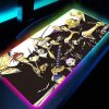 BLEACH Large RGB Mouse Pad Gaming Mousepads LED Mouse Mat Gamer Desk Mats Rubber Table Rug 12 - Anime Gifts Store