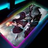 BLEACH Large RGB Mouse Pad Gaming Mousepads LED Mouse Mat Gamer Desk Mats Rubber Table Rug 6 - Anime Gifts Store