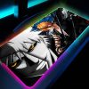 BLEACH Large RGB Mouse Pad Gaming Mousepads LED Mouse Mat Gamer Desk Mats Rubber Table Rug 8 - Anime Gifts Store