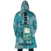 BMO Adventure Time AOP Hooded Cloak Coat BACK Mockup - Anime Gifts Store