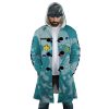 BMO Adventure Time AOP Hooded Cloak Coat FRONT Mockup - Anime Gifts Store