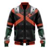 Bakugo MHA Varsity Jacket FRONT Mockup - Anime Gifts Store