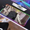 Banana Fish Mouse pad RGB PC Gamer Computer Laptop Anime Keyboard Mouse Mat Luminous Large Mousepad 15 - Anime Gifts Store