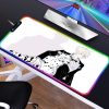 Banana Fish Mouse pad RGB PC Gamer Computer Laptop Anime Keyboard Mouse Mat Luminous Large Mousepad 18 - Anime Gifts Store