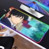 Banana Fish Mouse pad RGB PC Gamer Computer Laptop Anime Keyboard Mouse Mat Luminous Large Mousepad 20 - Anime Gifts Store