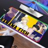 Banana Fish Mouse pad RGB PC Gamer Computer Laptop Anime Keyboard Mouse Mat Luminous Large Mousepad 6 - Anime Gifts Store