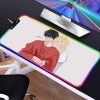 Banana Fish Mouse pad RGB PC Gamer Computer Laptop Anime Keyboard Mouse Mat Luminous Large Mousepad 9 - Anime Gifts Store