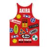 Basketball Jersey flat back 3 1 - Anime Gifts Store