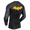 Batman DC Comics Rashguards Long Sleeve B SIDE Mockup - Anime Gifts Store