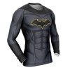 Batman DC Comics Rashguards Long Sleeve F SIDE Mockup - Anime Gifts Store