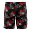 Black Aloha Akatsuki Hawaiian Shorts BACK Mockup - Anime Gifts Store